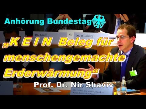 Wissenschaftler entlarvt Klimaschwindel in Bundestag!