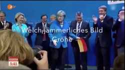 Merkel Anti Deutsch - Sie schmeisst Deutschlandfahne weg!