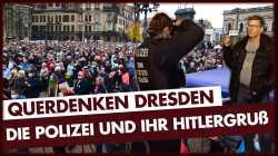 Querdenken Dresden: Polizei unterstellt Hitlergruß!