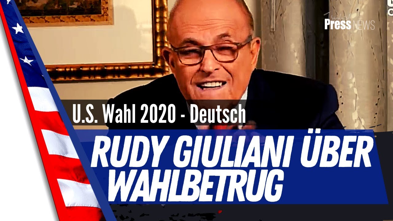 Rudy Giuliani über Wahlbetrug USA 2020