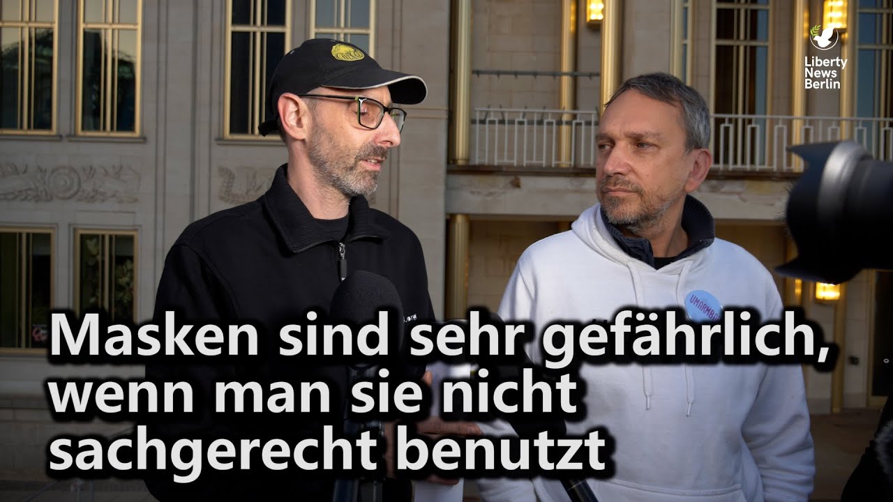 Ingenieur Manuel Döring und Rechtsanwalt Ralf Ludwig zu der Haftung und Gefahr der Masken