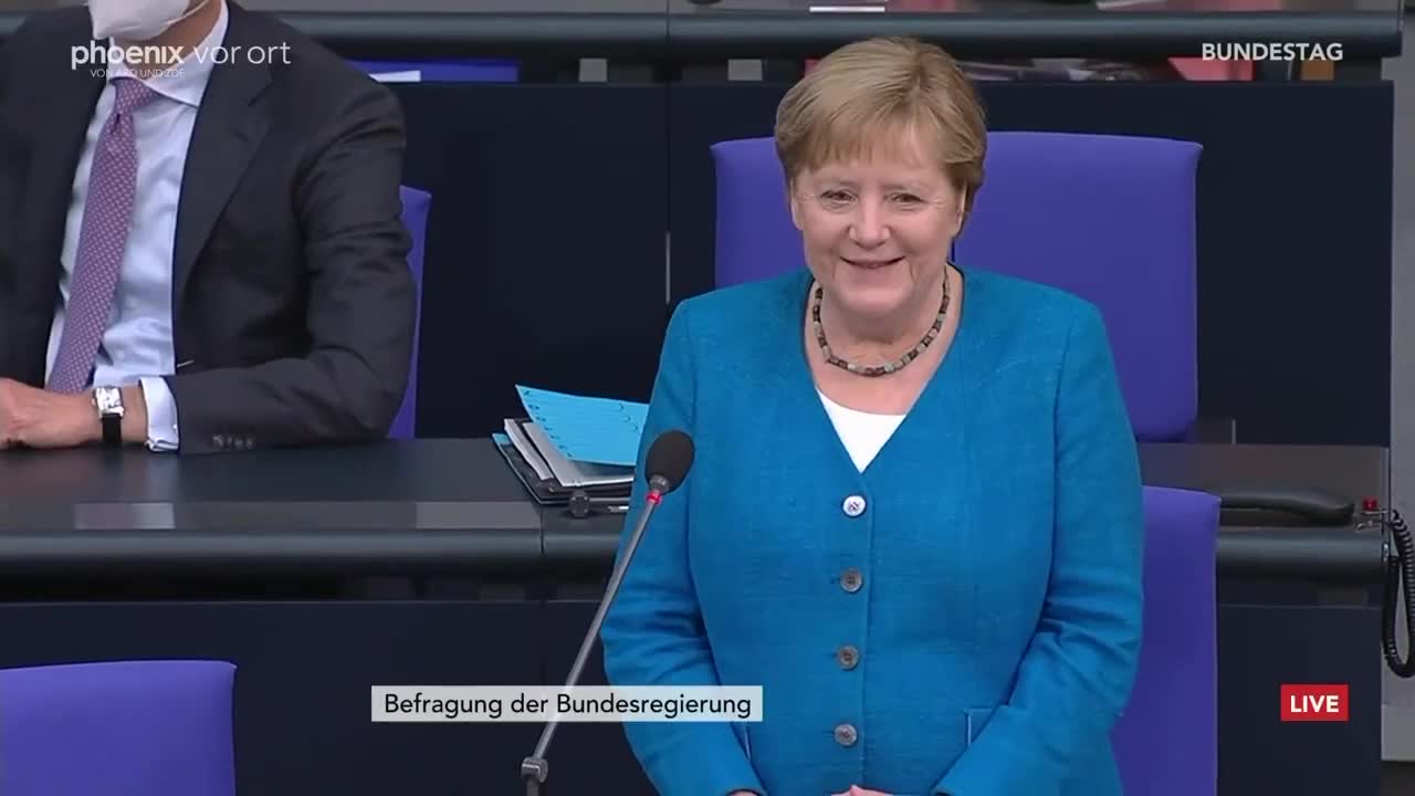 Letzte Befragung - Angela Merkel (Ausschnitt - 23.06.2021)