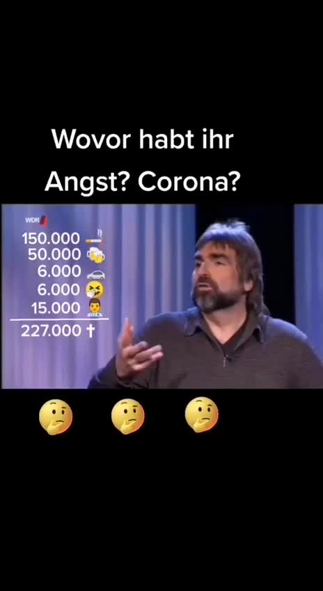 Wovor habt ihr Angst? Corona?