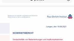 WOW Sicherheitsbericht vom Paul-Ehrlich-Institut veröffentlicht‼️