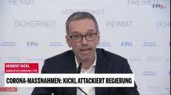 Corona-Maßnahmen: Herbert Kickl attackiert Regierung