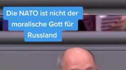 Die Nato ist nicht der moralische Gott für Russland